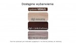 Dostępne wybarwienia